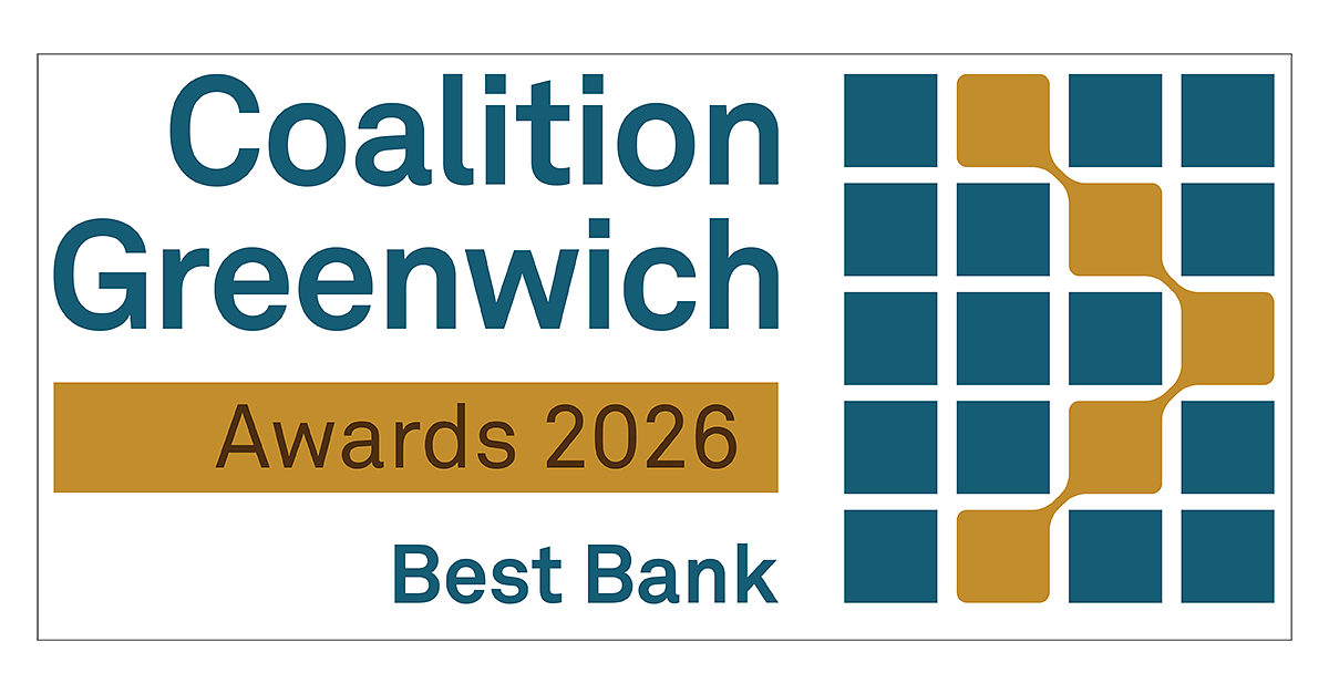 Coalition Greewich Awards Logo for Best Bank
